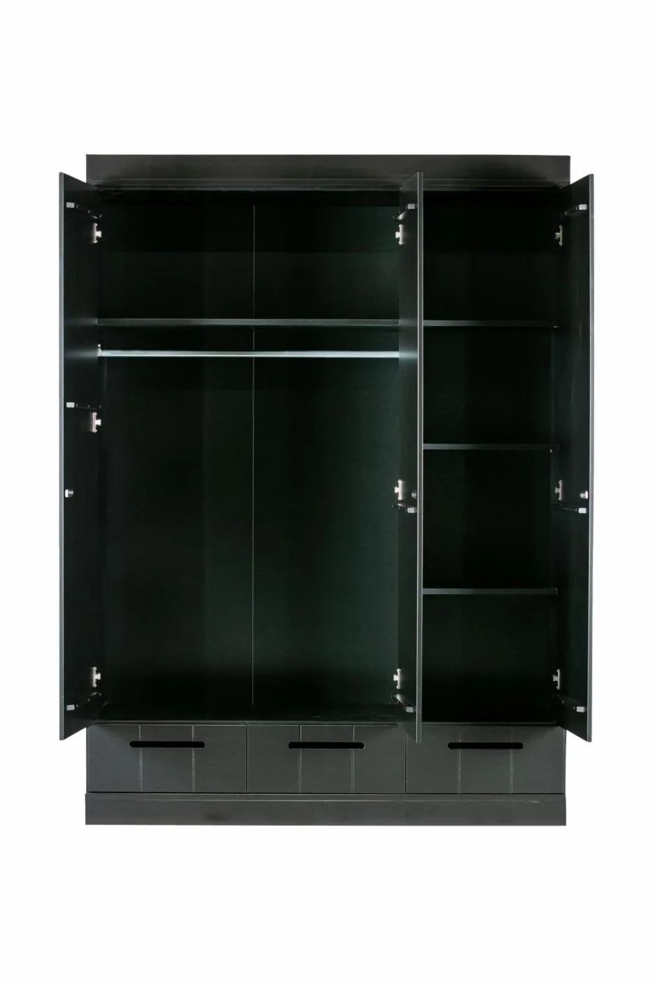 New Garderobe Connect m struktur, H195xB140xD53 Garderobeskabe