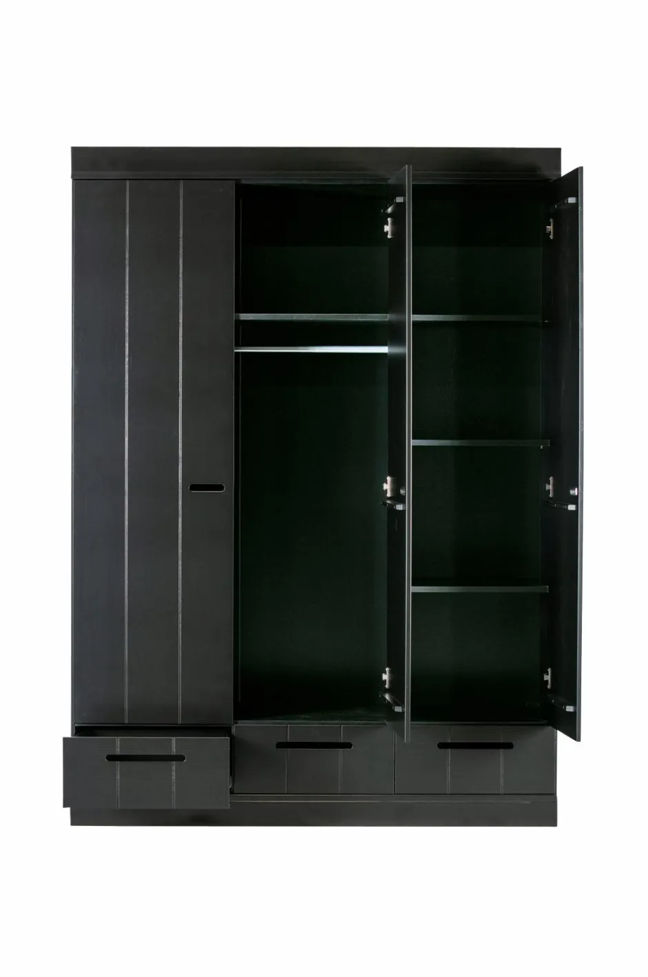 New Garderobe Connect m struktur, H195xB140xD53 Garderobeskabe