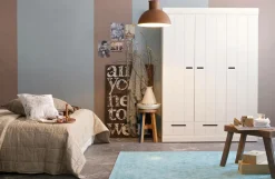 Outlet Garderobe Connect m struktur, H195xB140xD53 Garderobeskabe