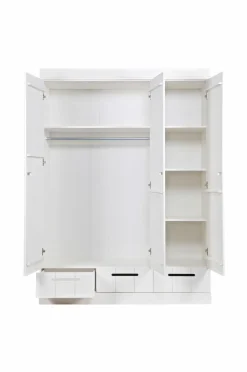 Outlet Garderobe Connect m struktur, H195xB140xD53 Garderobeskabe