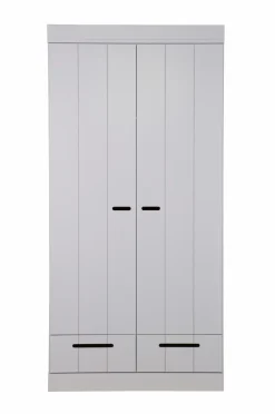 WOOOD Garderobe Connect m struktur, H195xB94xD53^ Garderobeskabe