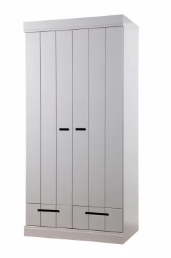 WOOOD Garderobe Connect m struktur, H195xB94xD53^ Garderobeskabe