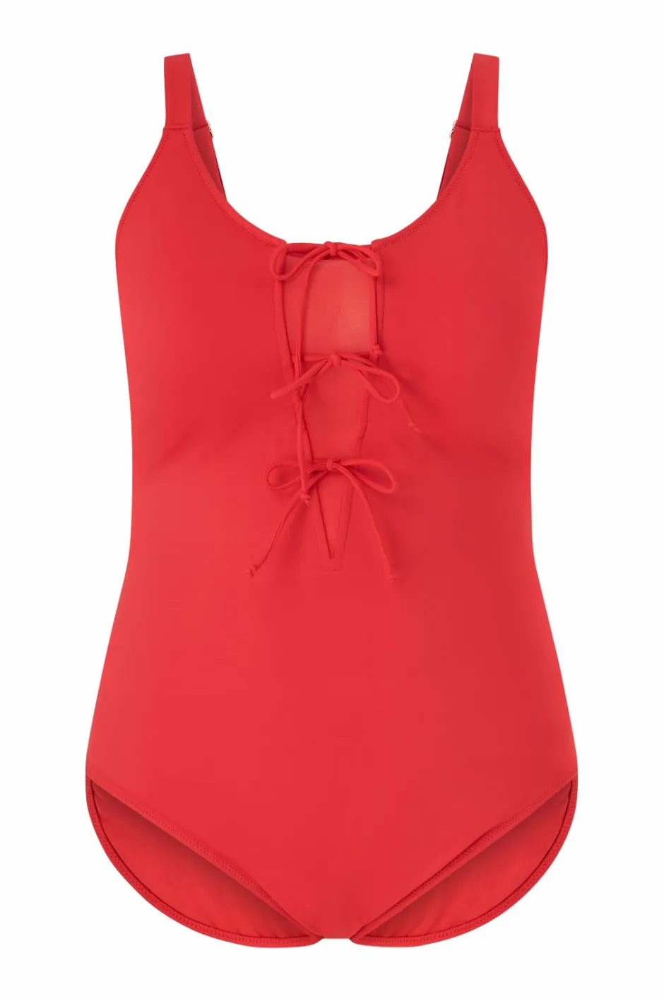Zizzi Badedragt sPauline Tie Swimsuit Solid^Dame Badedragter