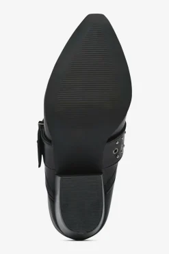 Zizzi Boots fJane Leather Short^Dame Boots & Snørestøvler