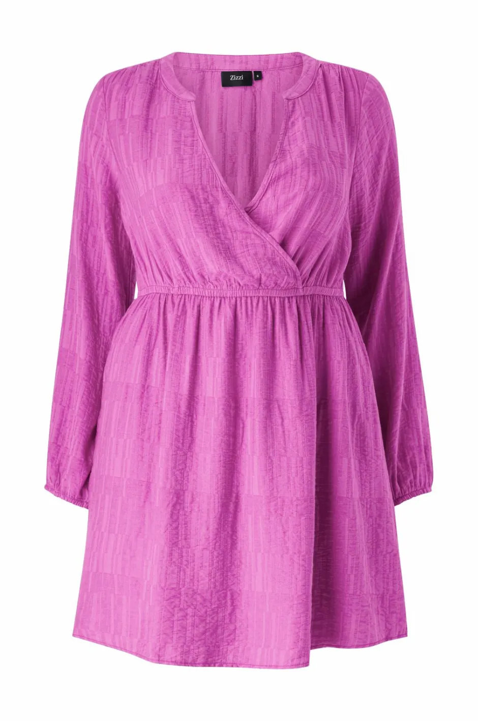 Zizzi Kjole caMonica L/S Abk Dress^Dame Kjoler