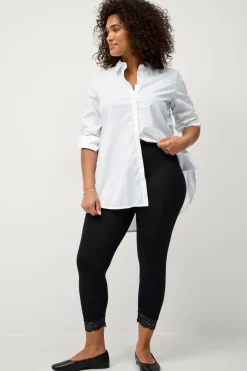 Zizzi Leggings Leggings 3/4 Lace^Dame Tights & Leggings