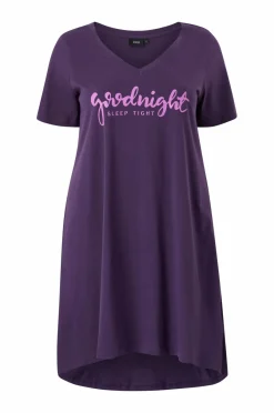 Discount Natkjole mAlba S/S Blk Dress Dame Nattøj