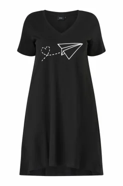 Discount Natkjole mAlba S/S Blk Dress Dame Nattøj
