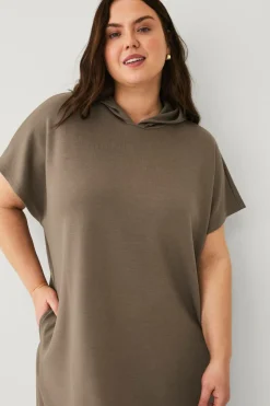 Clearance Natkjole mAlisa S/S Knee Dress Dame Nattøj