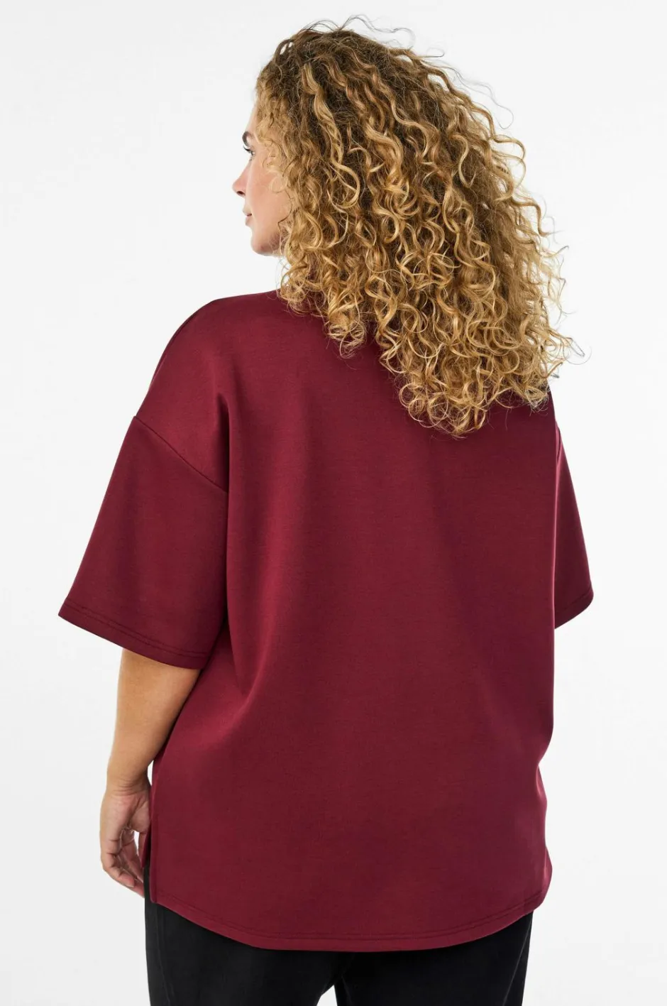 Zizzi Sweatshirt caKatalina 1/2 Zip^Dame Sweatshirts & Hoodies