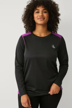 Zizzi Termisk top aSnow L/S Blouse^Dame Skiundertøj|Skiundertøj
