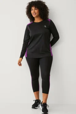 Zizzi Termisk top aSnow L/S Blouse^Dame Skiundertøj|Skiundertøj