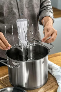 Clearance Sous Vide-stativ i rustfrit stål Små Køkkenmaskiner