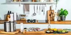 Clearance Sous Vide-stativ i rustfrit stål Små Køkkenmaskiner