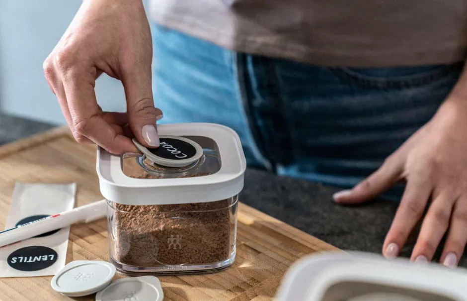 ZWILLING Sæt med holder til etiketter Fresh & Save Cube 3 dele^ Køkkenopbevaring
