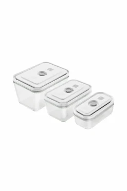 New Vakuumbeholdersæt Fresh & Save 3 stk. S, M og L Glas Køkkenopbevaring