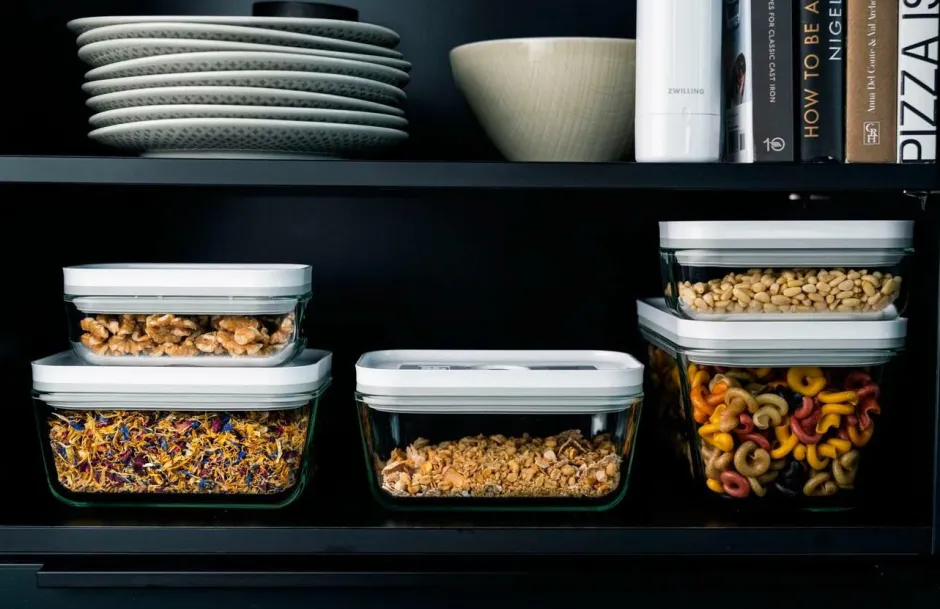 ZWILLING Vakuumbeholder M Fresh & Save 900 ml Glas^ Køkkenopbevaring